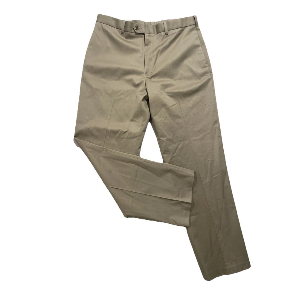 NWT Perry Ellis Portfolio Premium Flex Twill Pants‎ Antelope Khaki Pants 36x32